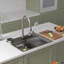 Кухонные мойки Roxen Stage Plus 560250-60-S многофункциональная 8 в 1 (60*48/текстурный сатин)