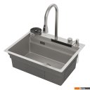 Кухонные мойки Roxen Stage Plus 560250-60-S многофункциональная 8 в 1 (60*48/текстурный сатин)