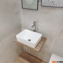 Умывальники Lauter 21674B + клапан 21190B + сифон 21635B (черный матовый)
