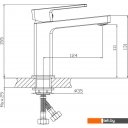 Умывальники Lauter 21478 + Cascade 21СК655BS + сифон 21635B + донный клапан 21190B (черный матовый)