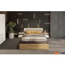 Кровати Mio Tesoro Некст 1 160x200 (дуб золотой/белый)