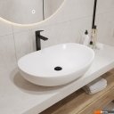 Умывальники Lauter 21502 + клапан 21190B + сифон 21635B (черный матовый)