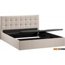 Кровати Трия Эмма с ПМ 160x200 (велюр Confetti Cream)