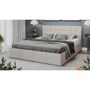 Кровати Трия Эмма с ПМ 160x200 (велюр Confetti Cream)