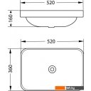 Умывальники Lauter 21441A + Sky 21CK533C с сифоном 21635CH (хром)