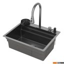 Кухонные мойки Roxen Stage Plus 560250-60B многофункциональная 8 в 1 (60*48/графит)