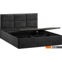 Кровати Трия Стелла Тип 1 160x200 (микровелюр Wellmart Graphite)