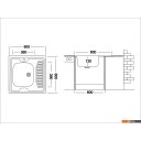 Кухонные мойки Ukinox ECO 600.600 L
