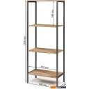 Полки, стеллажи, системы хранения Mio Tesoro Joy Loft (дуб золотой крафт/черный)