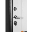 Металлические двери Guard Классика MG60 87х205 правая (черное серебро/белый ясень)