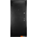 Металлические двери Guard Классика MG60 97х205 правая (черное серебро/белый ясень)