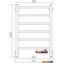 Полотенцесушители ProHeat Line 50х80 (черный муар)
