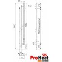 Полотенцесушители ProHeat Loft 150х17 (терморегулятор, таймер, черный муар)