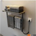 Полотенцесушители Maxonor Pure Life PL-TRE03-55-5-3 с полкой (серый, подключение справа)