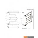 Полотенцесушители Двин D Pobeda 50/60 (черный матовый)