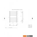 Полотенцесушители Двин S plaza 80/50 (черный матовый)