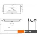 Умывальники Керамин Тобаго 100 ФС (мебельный, белый)