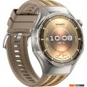 Умные часы и браслеты Huawei Watch GT 6 Pro 46 мм (серебристый, с коричневым плетеным ремешком, международная версия)