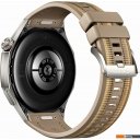 Умные часы и браслеты Huawei Watch GT 6 Pro 46 мм (серебристый, с коричневым плетеным ремешком, международная версия)