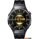 Умные часы и браслеты Huawei Watch GT 6 Pro 46 мм (черный, с черным силиконовым ремешком, международная версия)