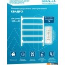 Полотенцесушители Granula Квадро 50x60 (терморегулятор, белый глянец)