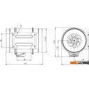 Вытяжная и приточная вентиляция Bahcivan BMFX 150/2V