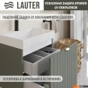 Мебель для ванных комнат Lauter Тумба с умывальником Melisa 50 (серо-зеленый п/мат/искусственный мрамор)