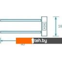 Полотенцесушители Маргроид Ferrum Cook СНШ профильный 18*40 Черный матовый, скрытого монтажа, таймер слева