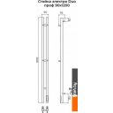 Полотенцесушители TERMINUS Стойка Duo Проф 1200 (черный)