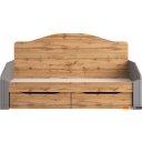 Кровати Involux Sale 90x200 с ящиками км0144 (серый шифер/дуб натюрель)