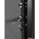 Металлические двери Guard Термо MG75 87х205 правая (черное серебро/серый)
