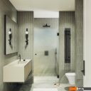 Душевые кабины MaybahGlass 195x70.5 MGD-519-6 (сатин стекло/черный)