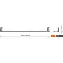 Аксессуары для ванной и туалета Lemer Elegia LEM-EL008 (60см)