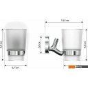 Аксессуары для ванной и туалета Lemer Nature на силиконовом креплении LEM-N07CR (хром)