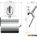Аксессуары для ванной и туалета Lemer Nature с крышкой на силиконовом креплении LEM-N09CR (хром)