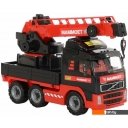 Игрушечный транспорт Полесье Автомобиль-кран с краном Mammoet Volvo 56979