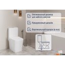 Унитазы Lauter W09 S-TRAP 21900004 + гигиенический душ AquaTech 21LT0101CH (вертикальный выпуск)