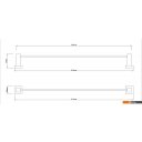 Аксессуары для ванной и туалета Lauter 21SH6012 (Matt Black)