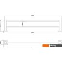 Аксессуары для ванной и туалета Lauter 21SH6022 (Matt Black)