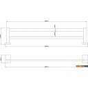 Аксессуары для ванной и туалета Lauter 21SH8321 (Chrome)