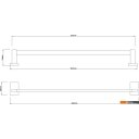 Аксессуары для ванной и туалета Lauter 21SH9092 (Matt Black)