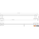 Аксессуары для ванной и туалета Lauter 21TS1016 (Matt Black)