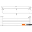 Аксессуары для ванной и туалета Lauter 21TS2012 (Matt Black)