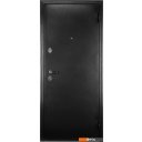 Металлические двери Guard MG60 МДФ 97х205 правая (черное серебро/белый ясень)