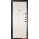 Металлические двери Guard MG60 МДФ 97х205 правая (черное серебро/белый ясень)