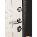 Металлические двери Guard MG60 МДФ 97х205 правая (черное серебро/белый ясень)