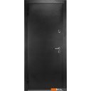 Металлические двери Guard Термо MG109 86x205 левая (черное серебро/белый ясень)