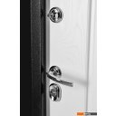 Металлические двери Guard Термо MG109 86x205 левая (черное серебро/белый ясень)