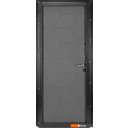 Металлические двери Guard Термо MG75 97х205 правая (черное серебро/серый)