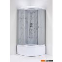 Душевые кабины Водный мир ВМ201 90x90 (белый мрамор)
